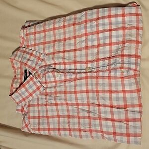 Mens long sleeve button up shirt size M